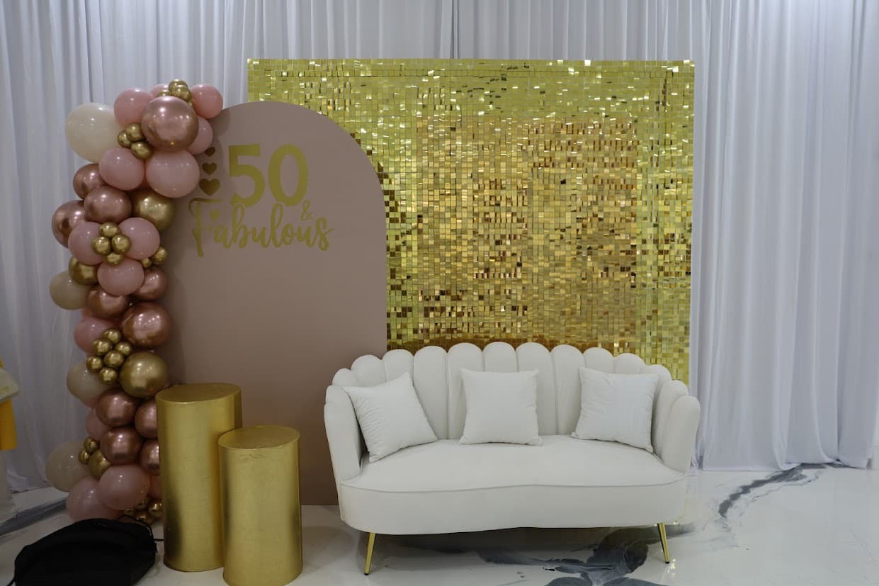 50th birthday backdrop