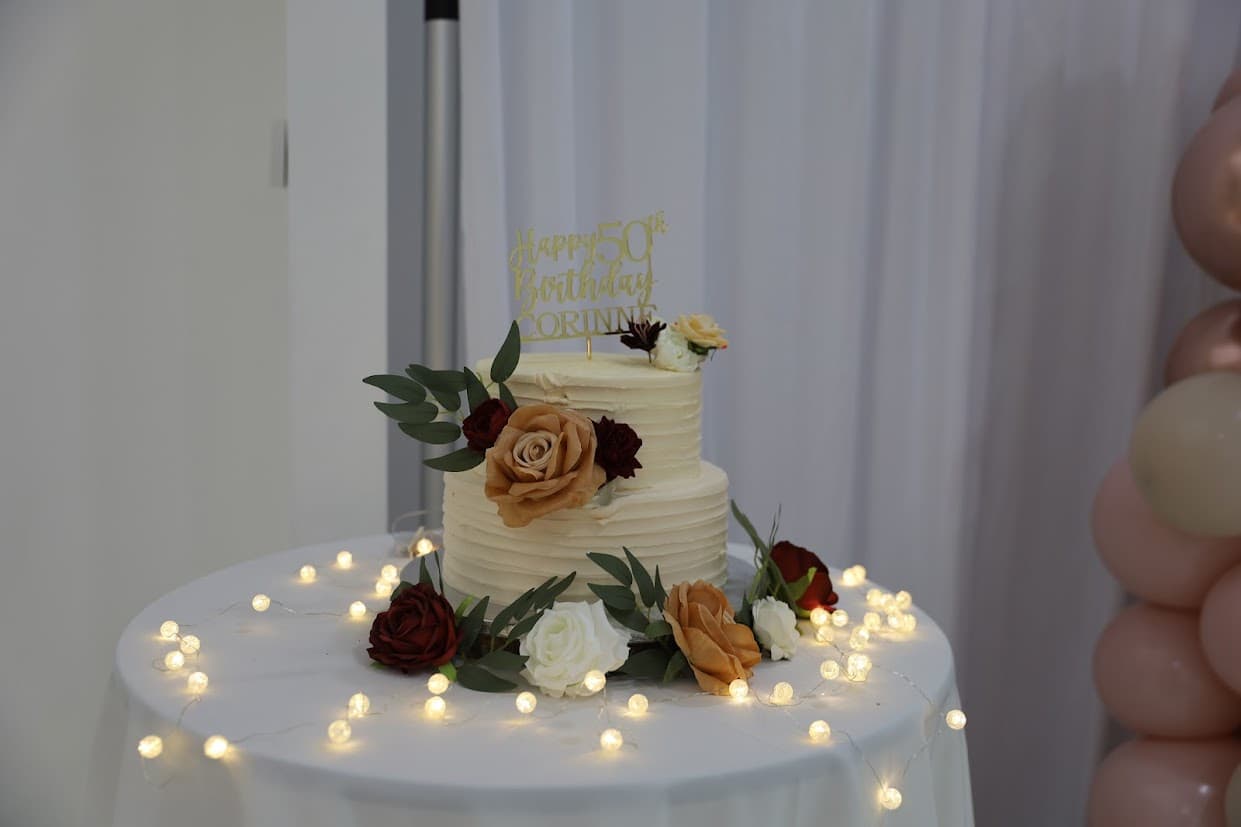Celebration birthday cake